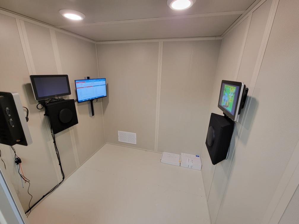 VRA system inside sound booth